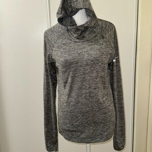 Nike Element Women's Running Hoodie  Dri-Fit Size Small Grey